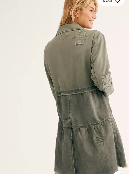 Free People Forever Free Tiered Jacket 